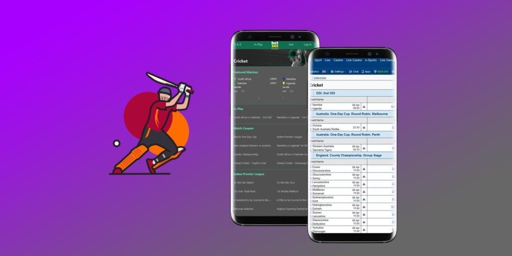 Choose a cricket betting application from the top bookmakers