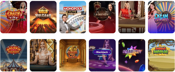 Casino games of Casumo