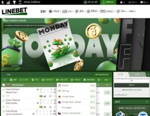 Linebet India bookmaker desktop website