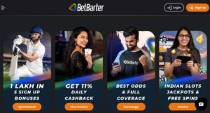 Betbarter cricket betting app in India