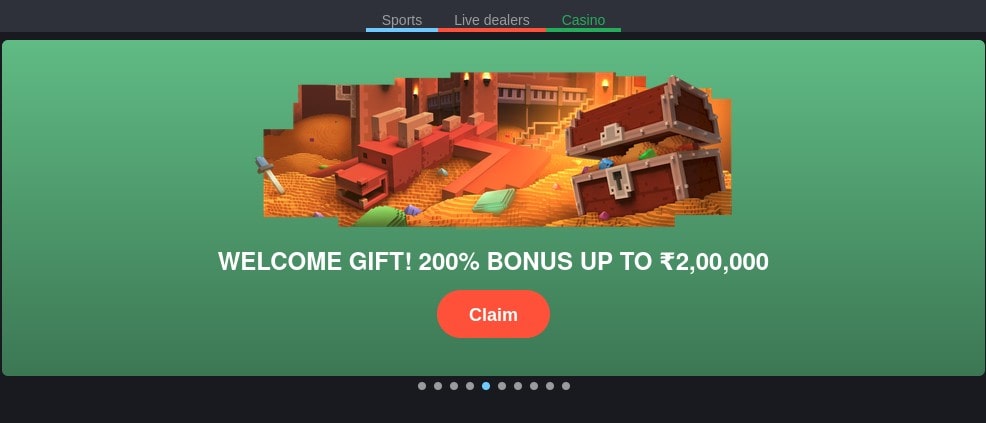 Bons casino welcome bonus India