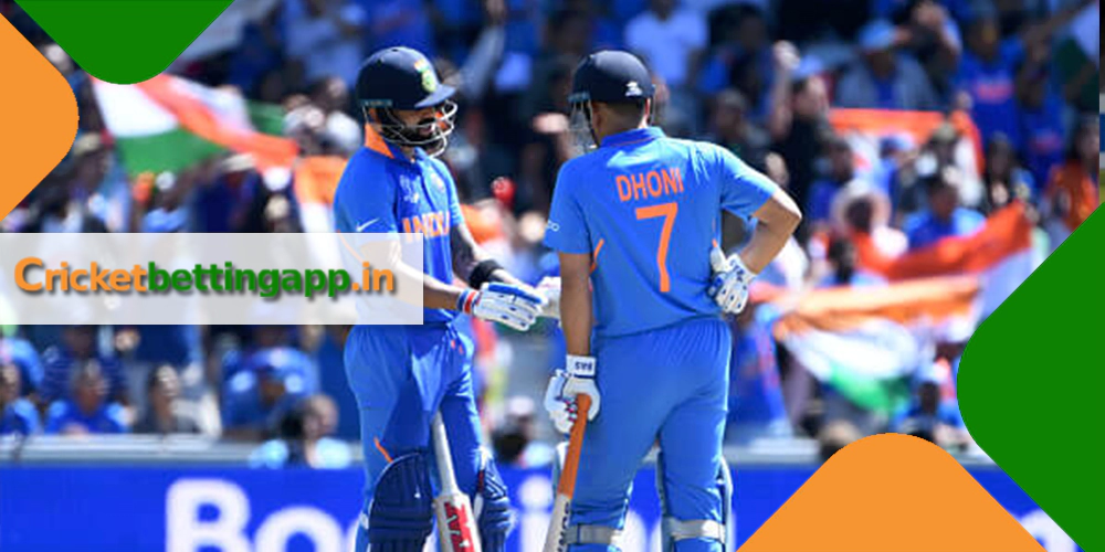 Cricket game players talking