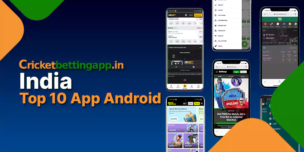 Top 10 Android apk application for sports betting in India