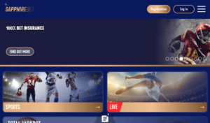 Sapphirebet India website, mobile application for Android and iOS devices