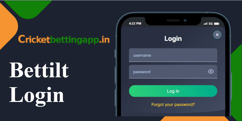 Bettilt login in from the mobile application