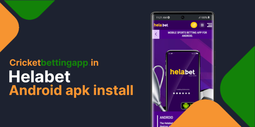 Helabet install Android apk