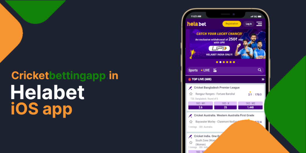 Helabet iOS app