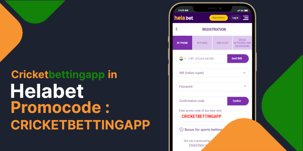 Helabet exclusive promo code CRICKETBETTINGAPP