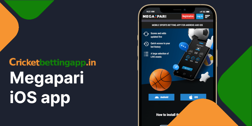 Megapari iOS application on Apple devices