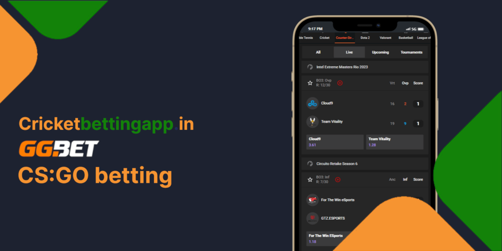 GGbet CS:GO betting