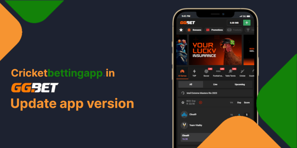 GGbet how to update to latest version the mobile application