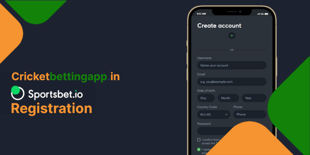 Sportsbet.io registration process