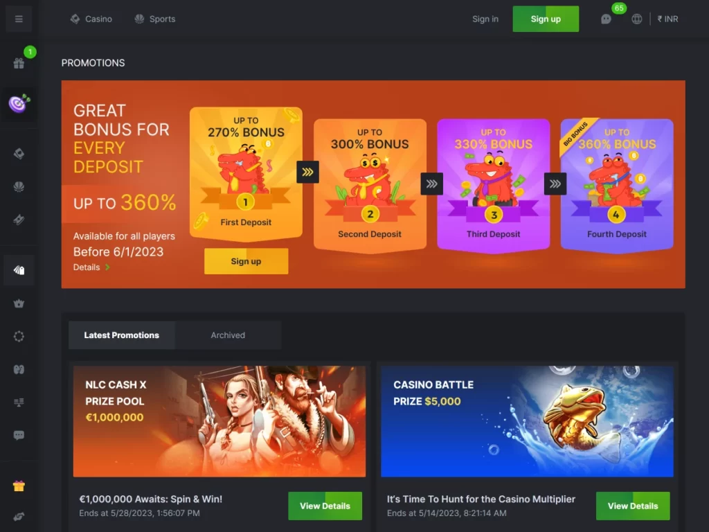BC Game all available promotions and bonuses for all new and existing players